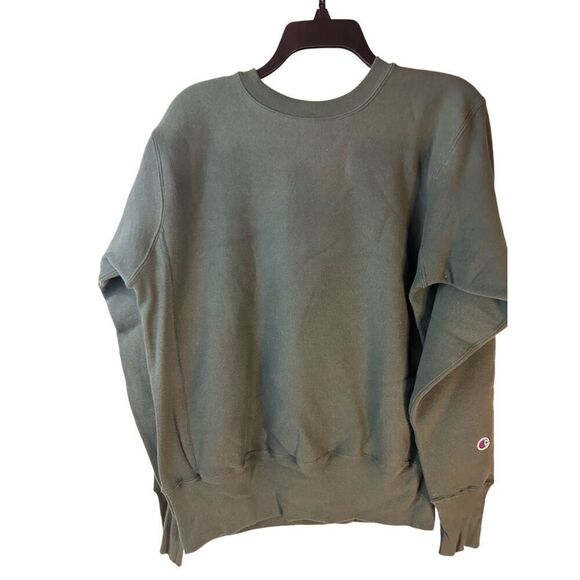 Champion reverse weave sweatshirt green medium m USA rn#26094 - Picture 1 of 7